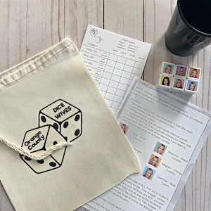 RHOC DiceWives Real Housewives Party Game Dice Wives Orange County Edition