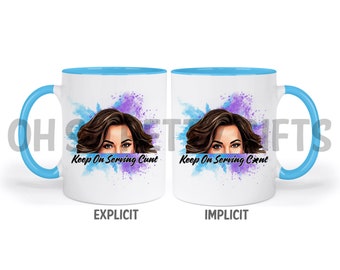 ONE Countess Luann Keep on Servieren C * nt Real Housewives of New York RHONY 11 Unzen Kaffeetasse