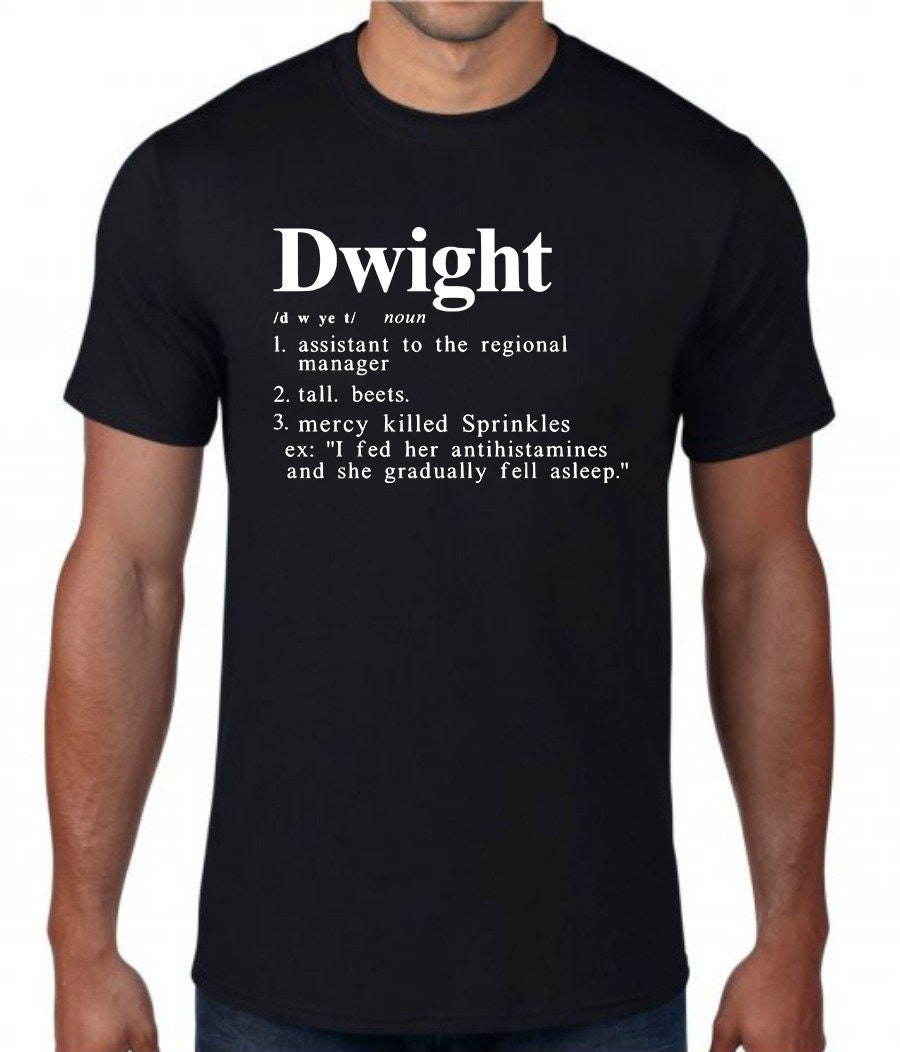 ORIGINAL The Office Dwight Schrute Definition Shirt Tshirt TV Etsy