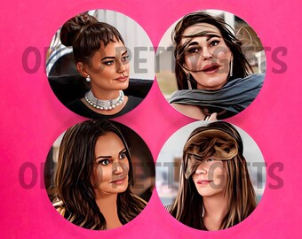 Dessous de verre en céramique RHOSLC Real Housewives : les moments les plus drôles, classiques et emblématiques de Salt Lake City