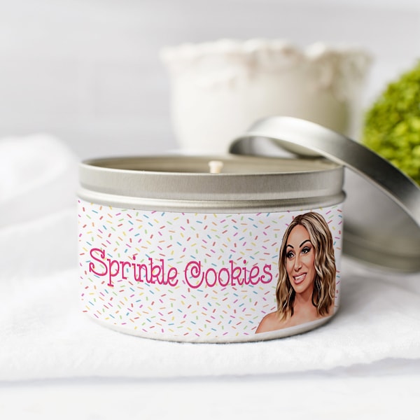 The Real Housewives of New Jersey - Bravo - Sprinkle Cookies Candle - Inspired by Melissa Gorga 8oz 16oz