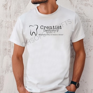 ORIGINAL The Office Crentist Shirt Tshirt Dwight Schrute Unisex Funny Comedy TV
