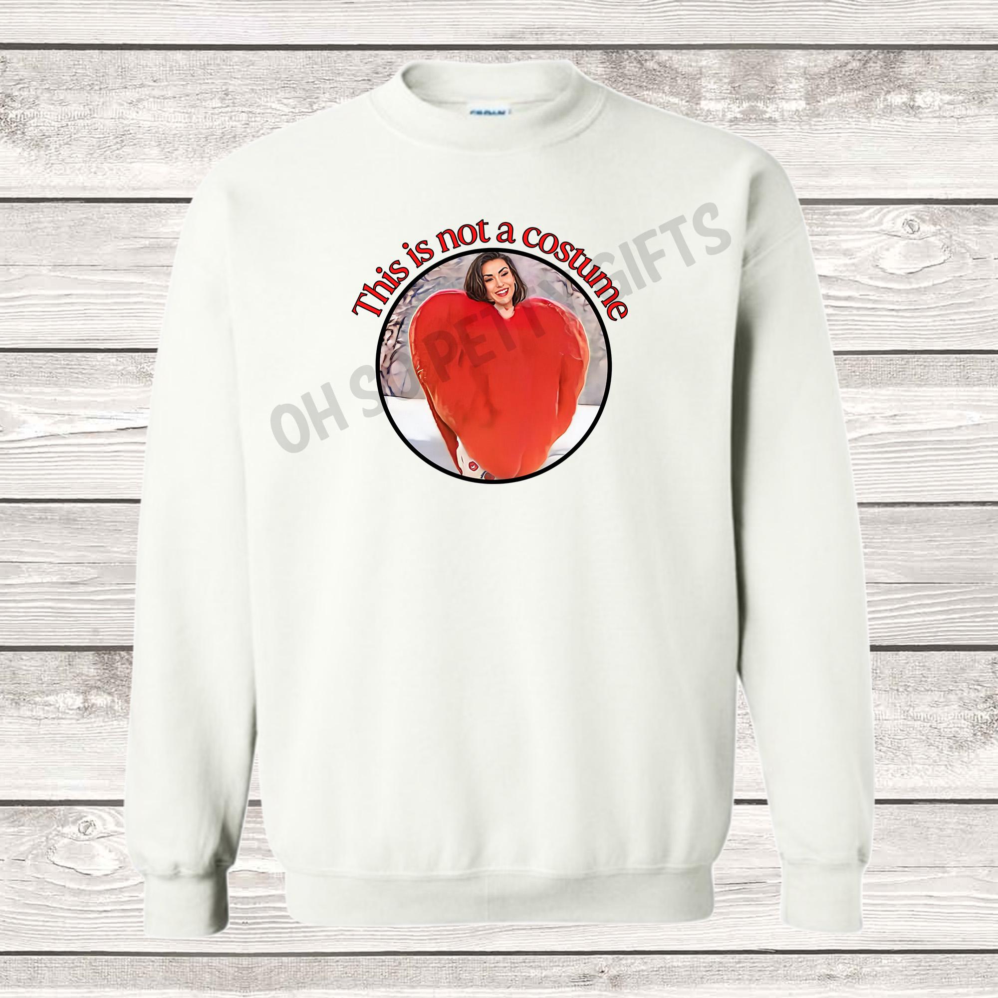 RHOSLC Bronwyn Heart Not A Costume Sweatshirt Real Housewives of Salt Lake City