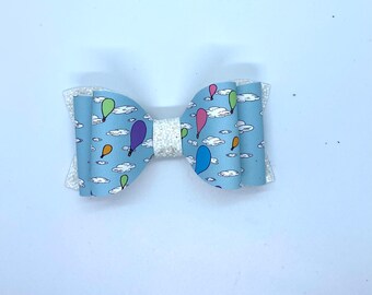 Birthday Balloons Hair Bow Set