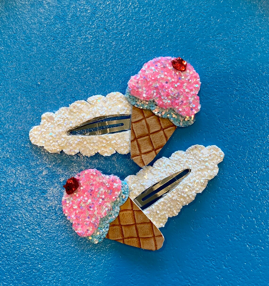 Sweet Treats Summer Hair Clips Ice Cream Cone Hair Clips Etsy