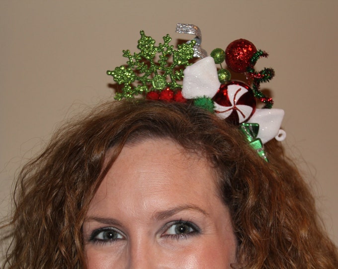 Christmas Headband, Adult Christmas Headband, Holiday Headband
