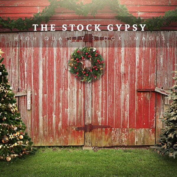 Red Barn Door - Etsy