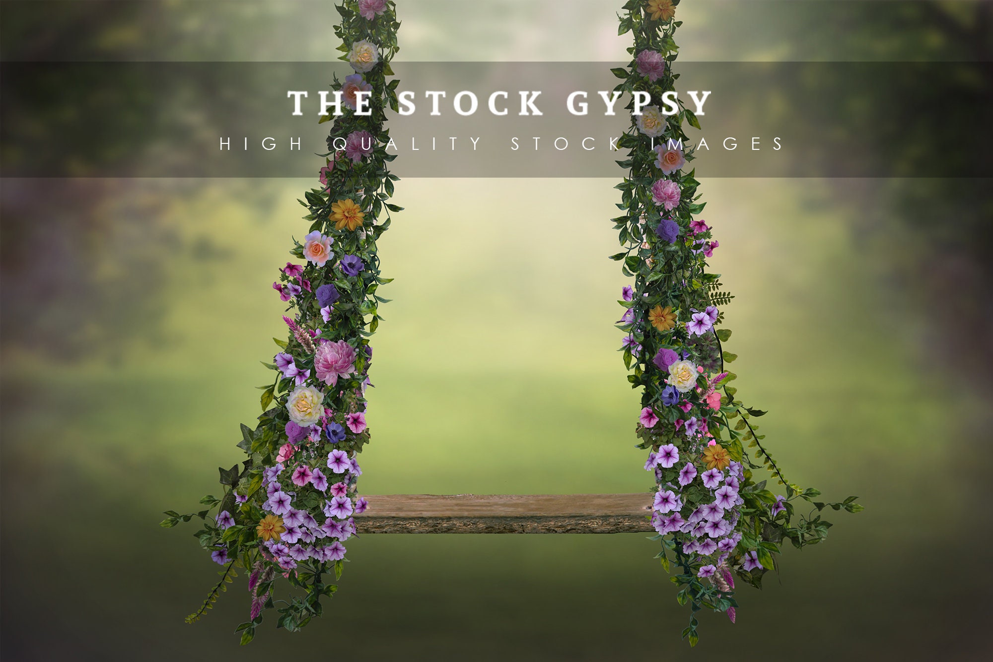 Flower Swing and Vine Swing PNG Overlays for Photoshop | Etsy