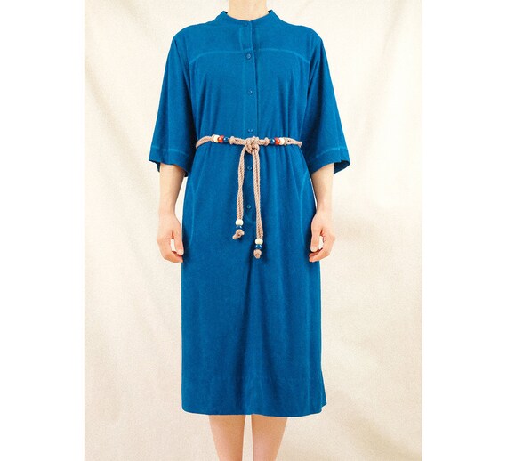 dark teal blue dress