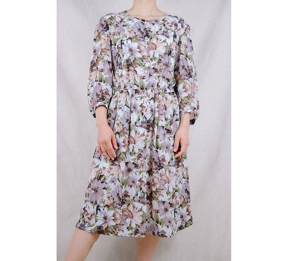 mid length floral dress