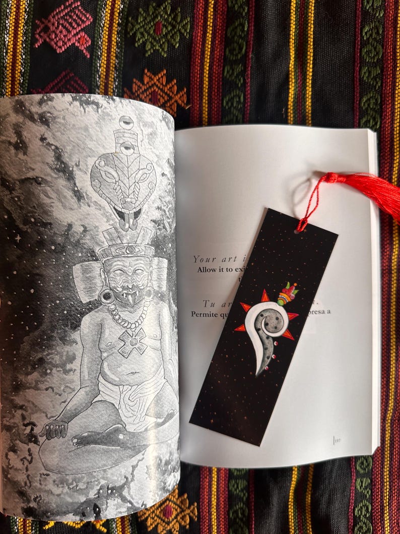 Mexica Aztec Agua Goddess Bookmark Set| Xolotl | Quetzalcoatl ...