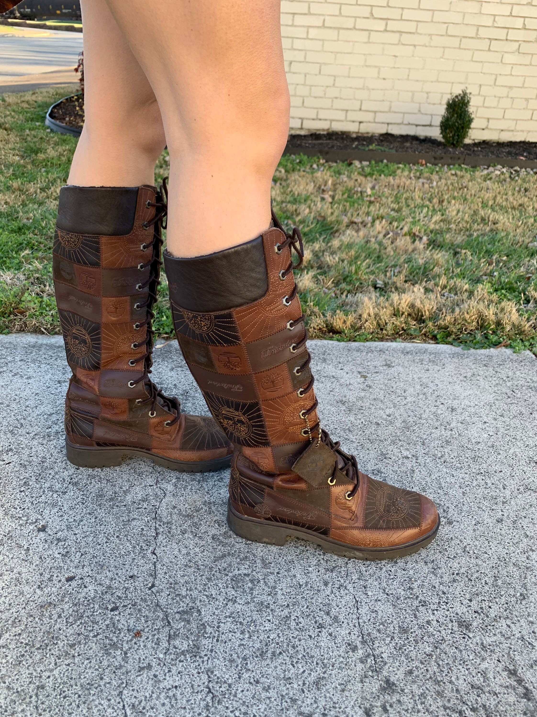 Vintage 90s Aldo Black Genuine Leather Platform Boots - Imber Vintage