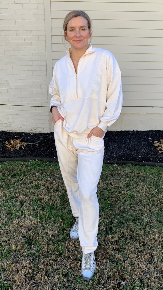 Vintage 80s 90s Sloppy Joes Casual Wear 2 piece Jogger Set Half