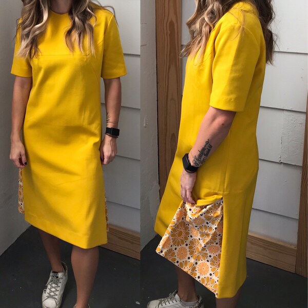 Mustard Yellow Dress - Etsy