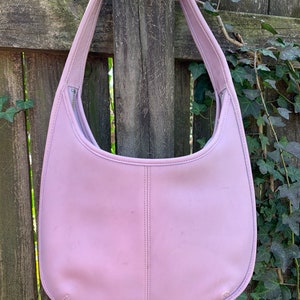 Vintage 90s Rare Coach Ergo Lilac Shoulder Bag Hobo Bag 9033 