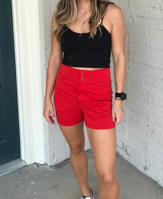 Vintage 80s-90s Russell Athletic Red High Waist Ny
