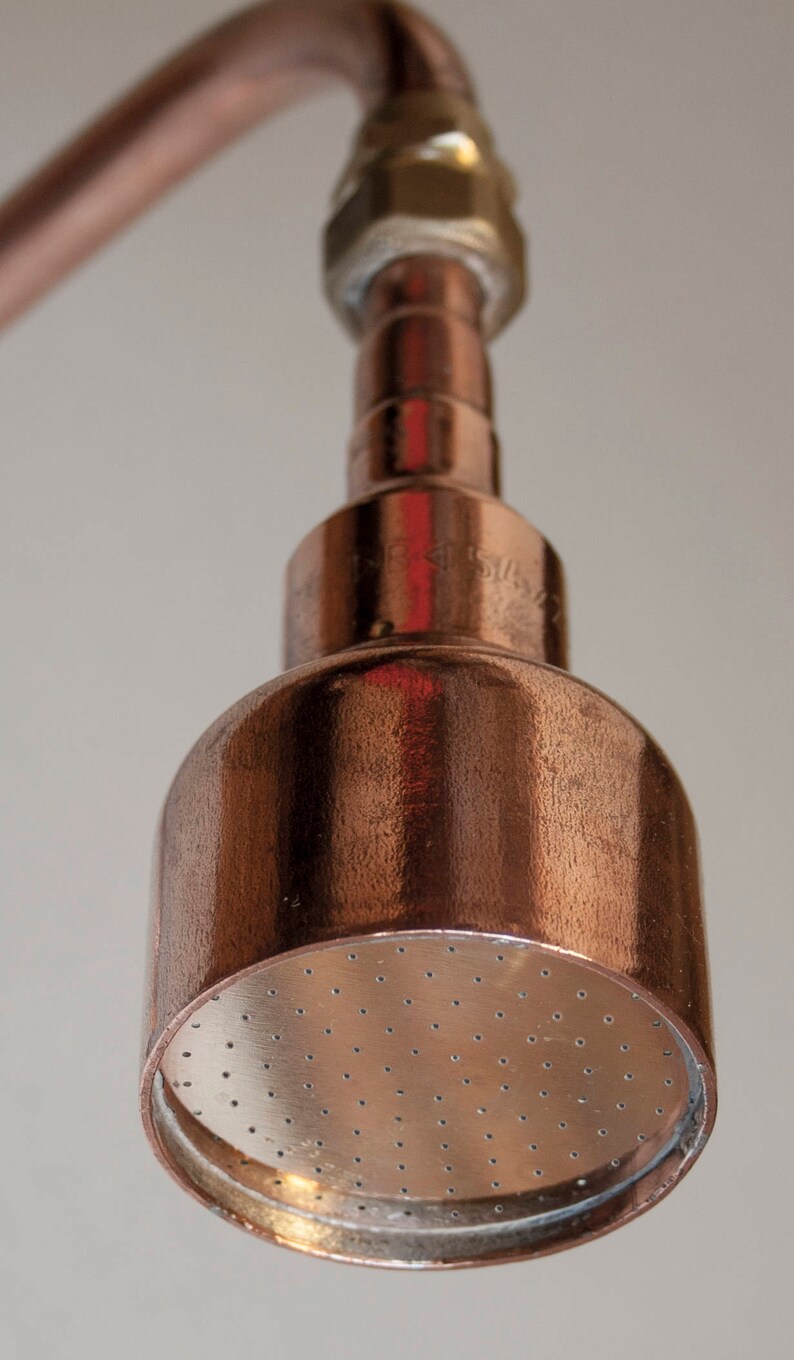 Tub Shower Handmade Copper Pipe Shower and Bathtub Filler Etsy