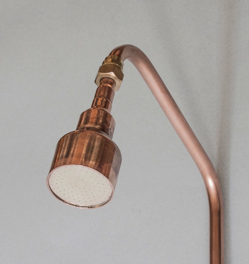 Tub Shower Handmade Copper Pipe Shower and Bathtub Filler Etsy