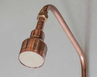 Shower - handmade solid copper pipe shower