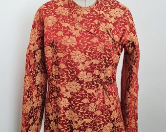DRIES VAN NOTEN フローラル刺繍スウェットシャツ ブルー サイズS 新品