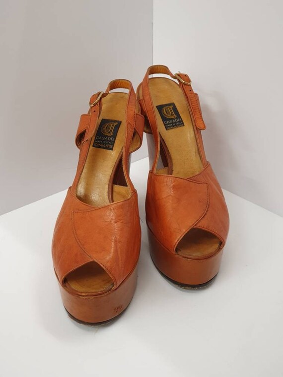 Casadei vintage platform shoes