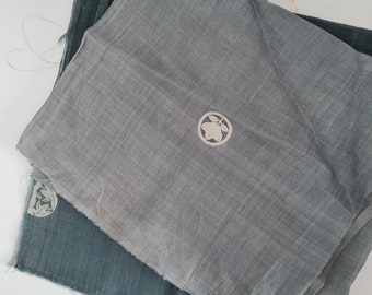 Japanese kimono recycled hemp fabric