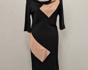 Yohji Yamamoto zwarte vintage jurk