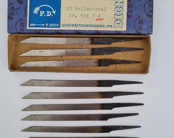 Graver tools vintage, F.Dick Esslingen