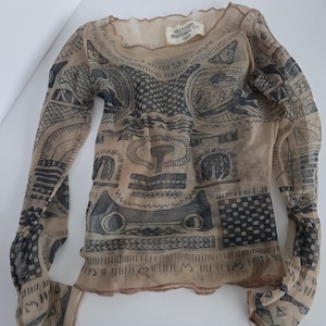 Martin Margiela vintage tattoo shirt 1994