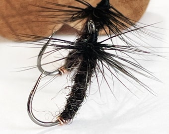 Kebari Black Knight Killer Bug: Pack of 2 flies, Tenkara, fly fishing, Trout flies, Tenkara flies, Kebari flies, Tenkara fly patterns