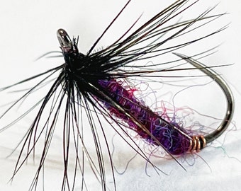 Kebari Purple Haze Killer Bug: Pack of 2 flies, Tenkara, fly fishing, Trout flies, Kebari flies, fly fishing flies, Tenkara flies