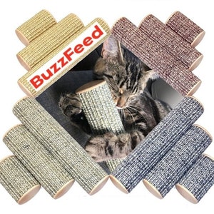 Rascador de cuerda de Sisal Natural para gatos, Protector de muebles para  garra de pata de juguete DIY, poste de rascado, accesorios para gatos