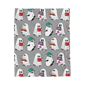 ACOTAR Ghost Blanket, Cozy Fall Blanket, Book Lover Gift, SJM Blanket, Velaris Blanket, Cute Book Blanket, Girl Gift, Court of Thorns Roses image 5