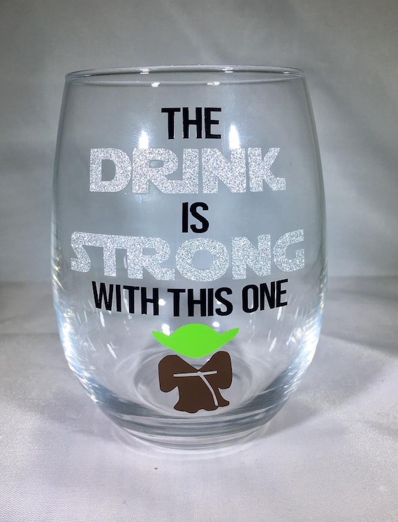 The Drink is Strong With This One Wine Glass, Star Wine Glass