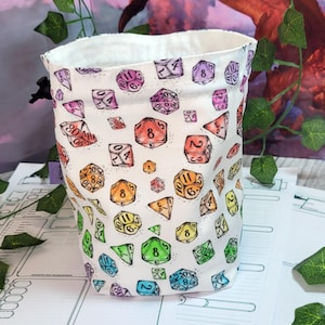 XXL Würfelbeutel Rainbow Dice mit Unterteilungen für bis zu 250 Würfel