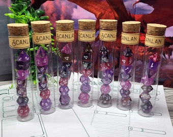 Scanlan dice set, Vox Machina dice for pen & paper role playing