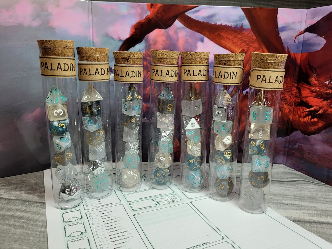 Wiz Dice DND-Würfel-Set 'Kekse & Creme' – 7-teilig, Polyedrisch, Für Dungeons & Dragons & RPGs