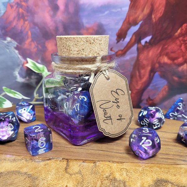 Eye of Newt Magic Potion, RPG Dice Set Dungeons & Dragons