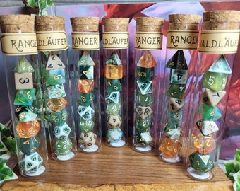 Ranger dice set, dice for Dungeons & Dragons or other pen and paper role playing games