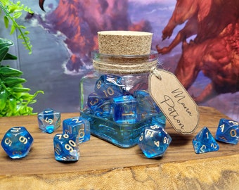 Mana Potion Polyhedral Dice Zaubertrank, RPG Würfelset Dungeons & Dragons