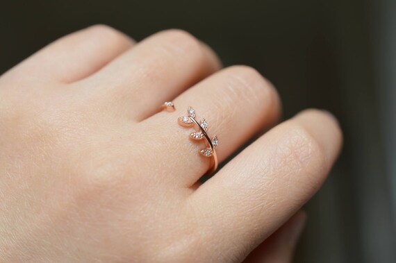 bague or feuille de vigne bague or feuille de vigne