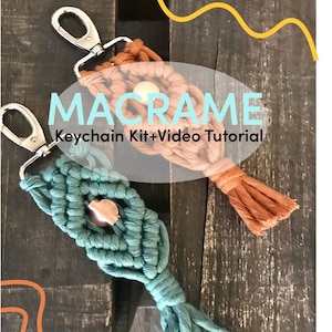 Homeschool Craft - Learn to Macrame a Keychain