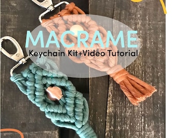 Macrame Keychain Kit and Digital Tutorial