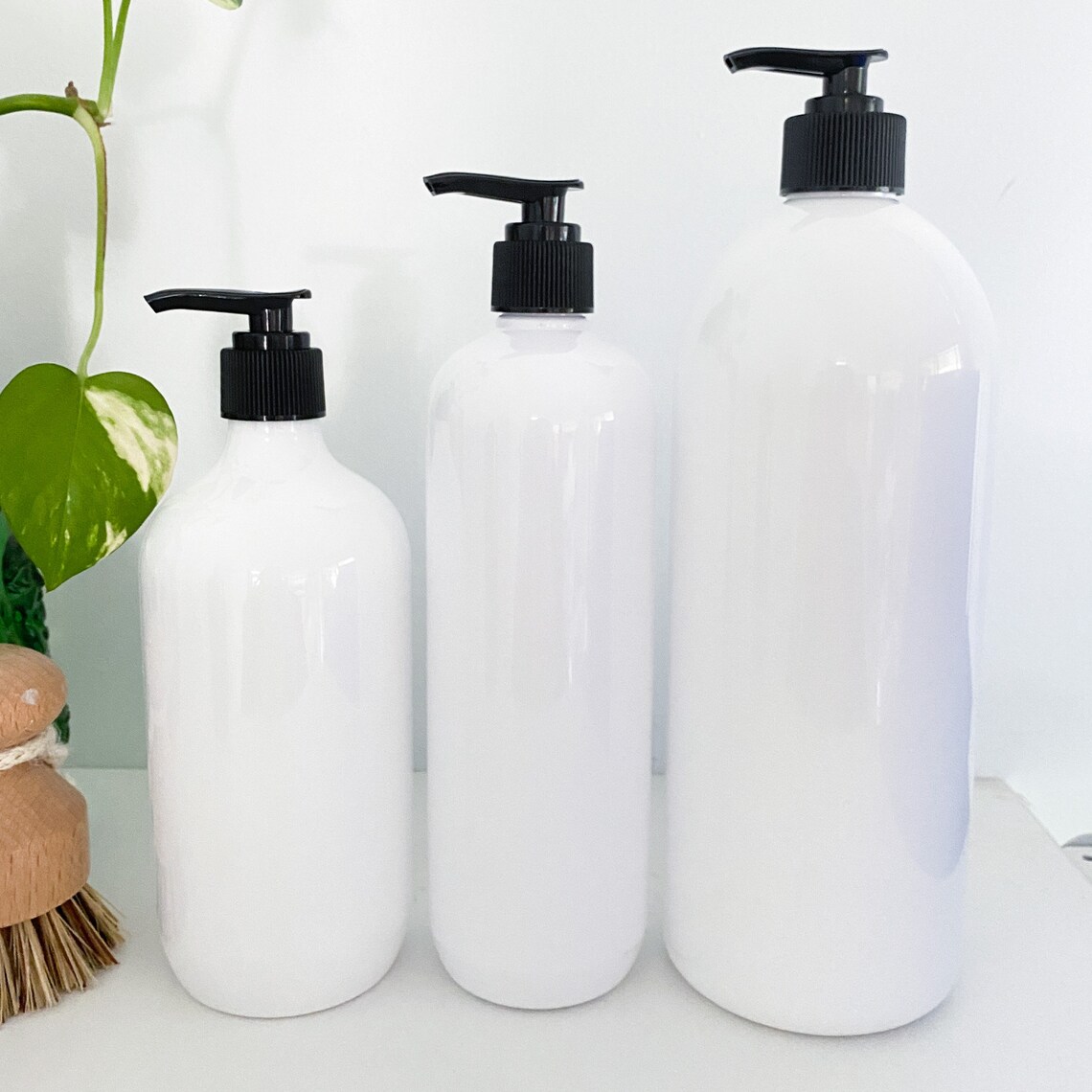 Bathroom Pump Bottle Set WITH LABEL Set of 3 Shampoo Etsy Australia