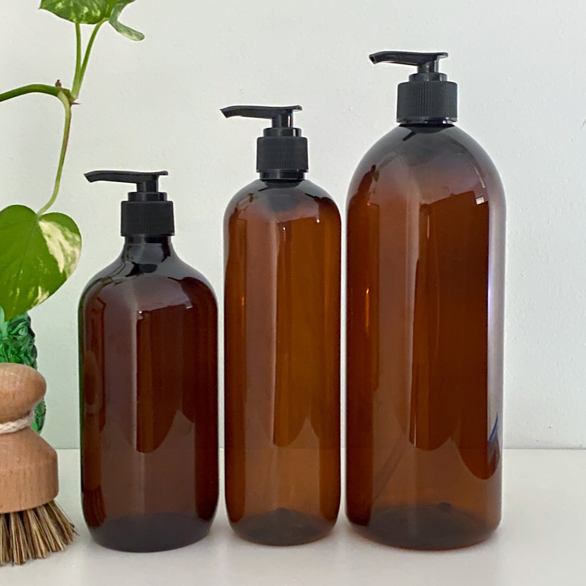 Bathroom Pump Bottle Set WITH LABEL Set of 3 Shampoo Etsy Australia