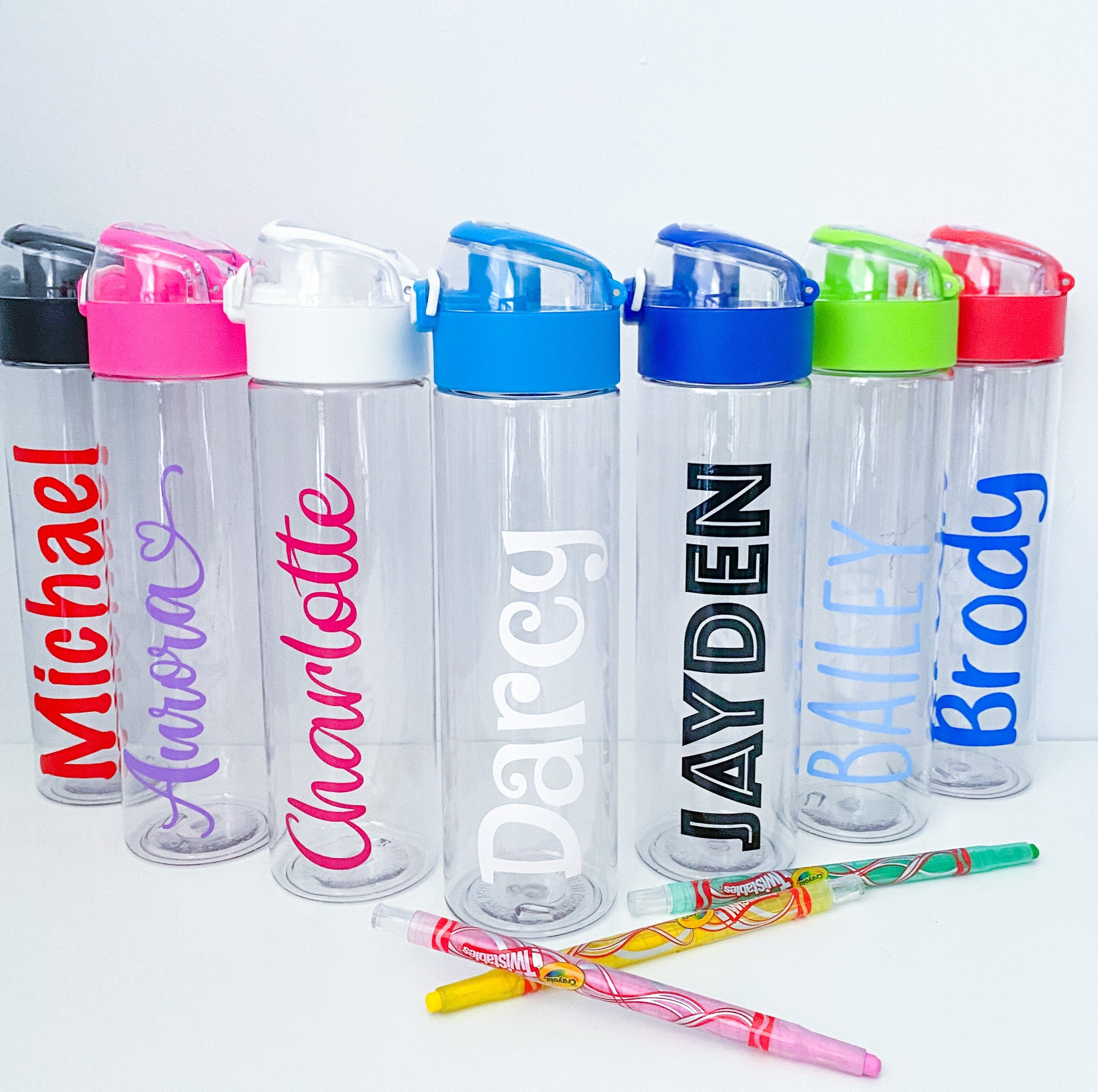 Kids Personalised Drink Bottle 600ml Custom Drink Bottle for Etsy