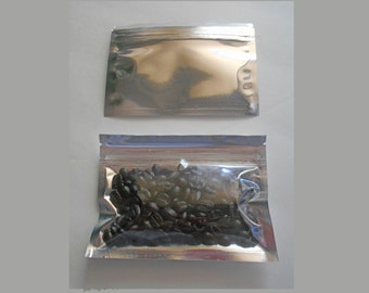 100 Pcs Reclosable 10.2x12.7 cm/4x5inch Clear Colorful Mylar
