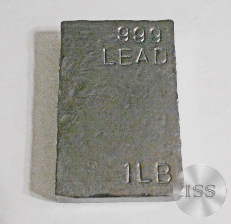 Fine .999 Lead 1 Pound Bar 1lb of Pure Lead Collectible Etsy