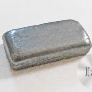 Fine .999 Lead One Troy Ounce Bar, Distinct Packaging,  Elemental Label, Hand Poured Bullion,  Uniquly Crafted, Dimensions 0.625&quot;x1.25&quot;0.25