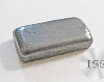 Hand Poured .999 Fine Lead Bullion Bar, One Troy Ounce